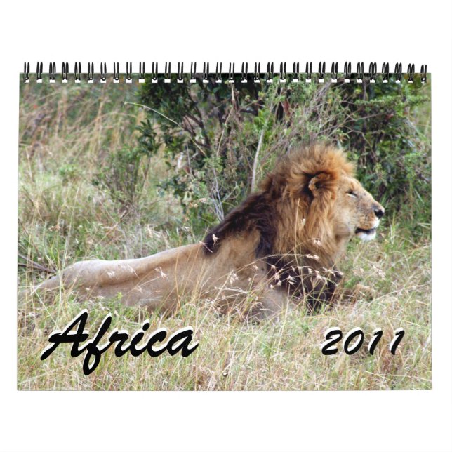 afrika 2011 kalender för 15 månad (Omslag)