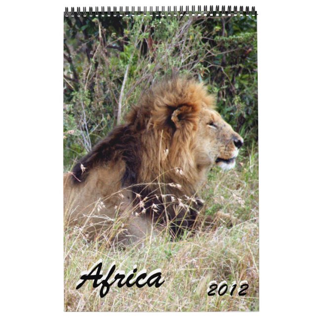 afrika 2012 kalender (Omslag)