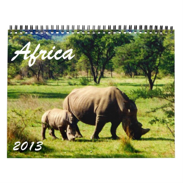 afrika 2013 kalender (Omslag)