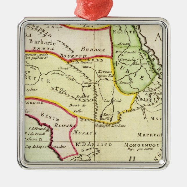 Afrika 20 julgransprydnad metall (Framsidan)