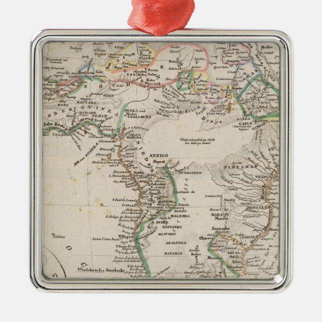 Afrika 21 julgransprydnad metall (Framsidan)