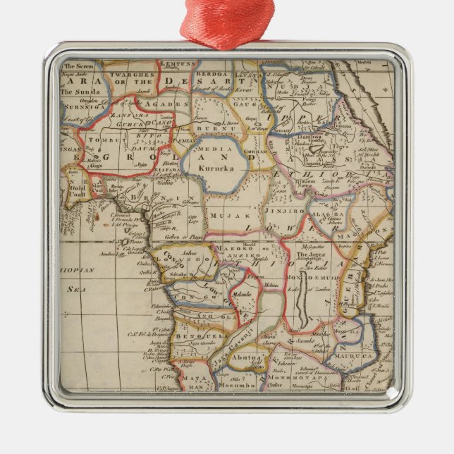 Afrika 22 julgransprydnad metall (Framsidan)