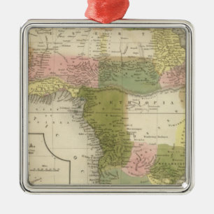 Afrika 25 julgransprydnad metall
