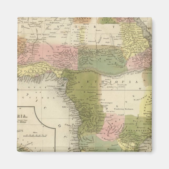 Afrika 25 magnet (Framsidan)