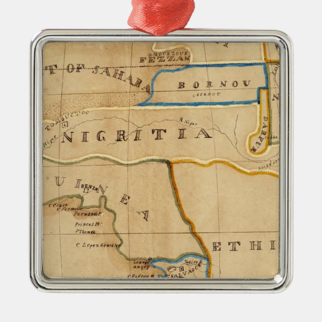 Afrika 26 julgransprydnad metall (Framsidan)