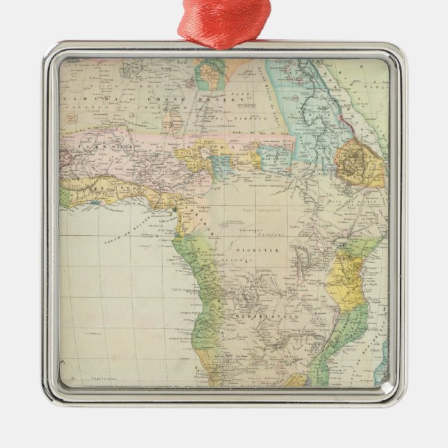 Afrika 26 julgransprydnad metall (Framsidan)