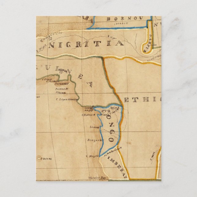 Afrika 26 vykort (Framsida)