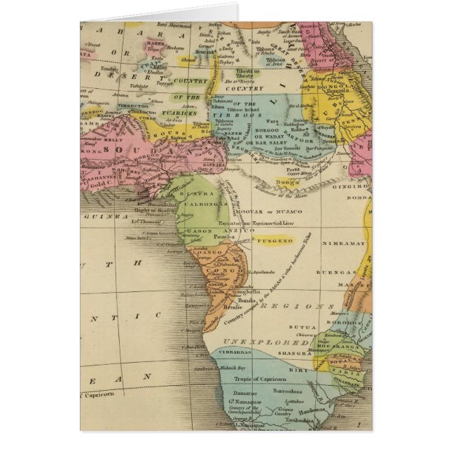 Afrika 27 hälsningskort (Framsidan)