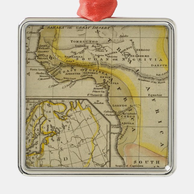 Afrika 27 julgransprydnad metall (Framsidan)