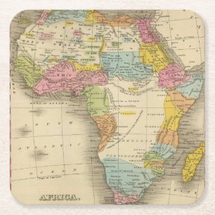 Afrika 27 underlägg papper kvadrat