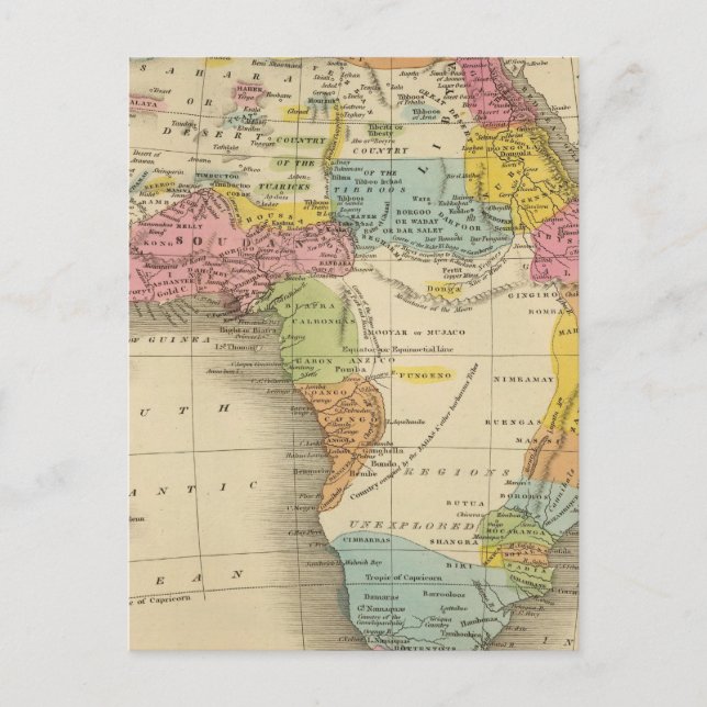Afrika 27 vykort (Framsida)