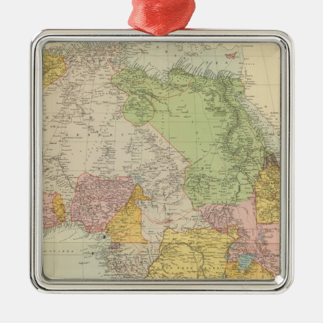 Afrika 28 julgransprydnad metall (Framsidan)