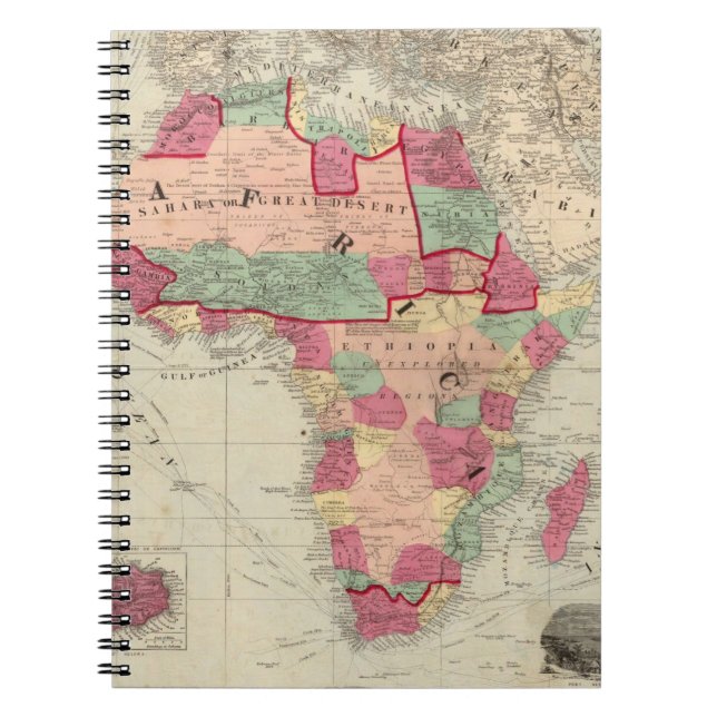 Afrika 30 anteckningsbok (Framsidan)