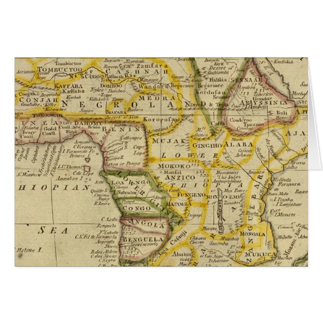 Afrika 34 hälsningskort (Framsidan Horizontal)