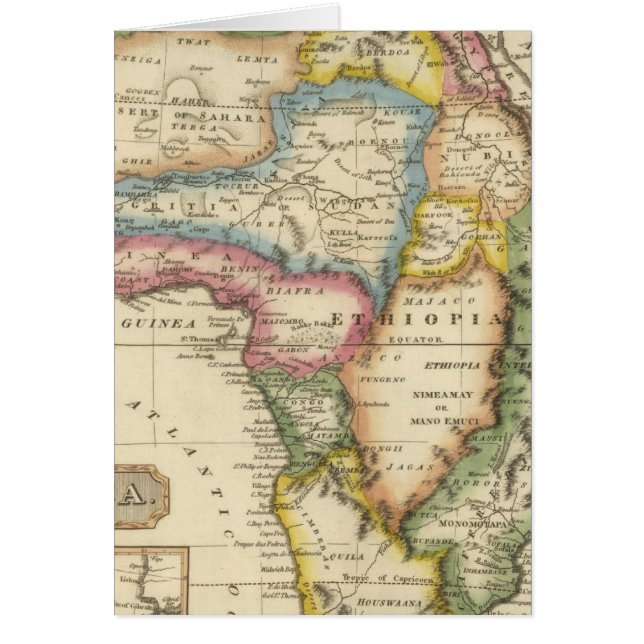 Afrika 36 hälsningskort (Framsidan)