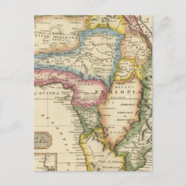 Afrika 36 vykort (Framsida)