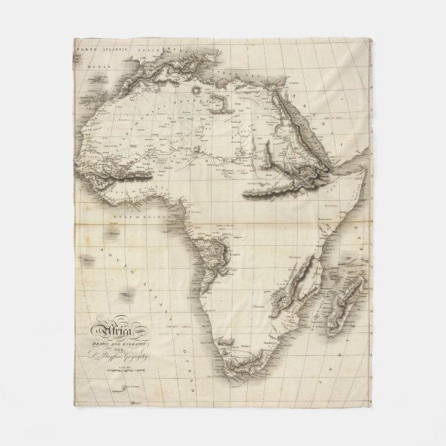 Afrika 39 fleecefilt (Framsidan)