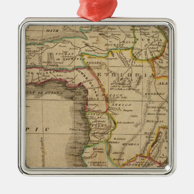 Afrika 41 julgransprydnad metall (Framsidan)