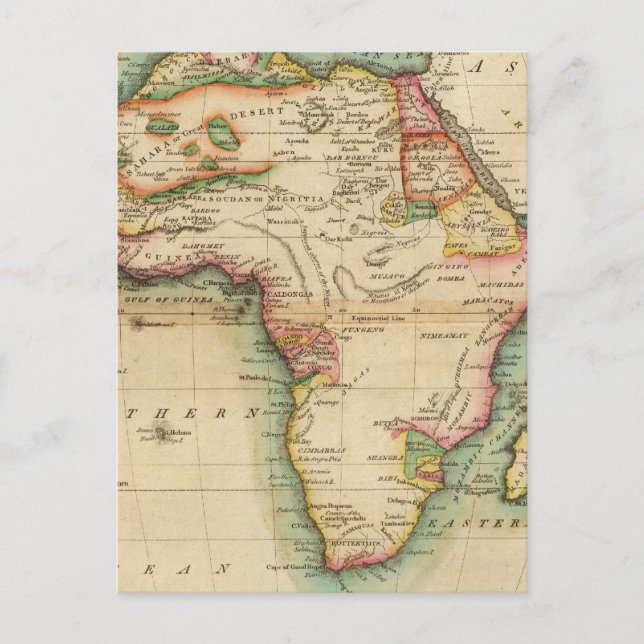 Afrika 43 vykort (Framsida)