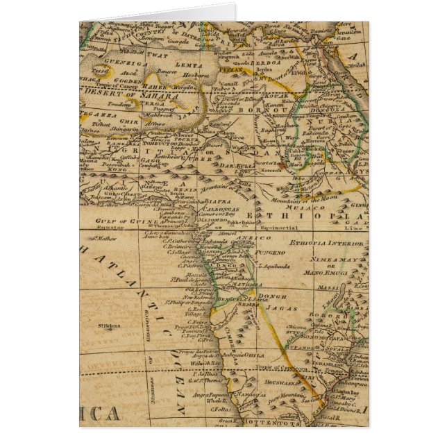 Afrika 45 hälsningskort (Framsidan)