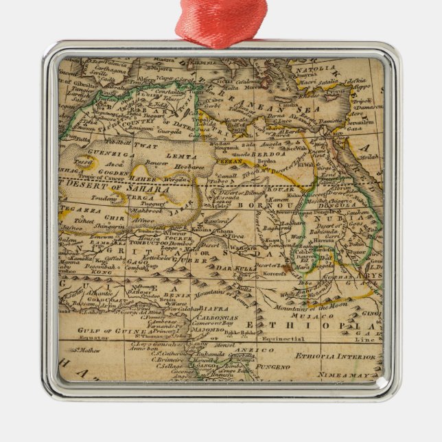 Afrika 45 julgransprydnad metall (Framsidan)