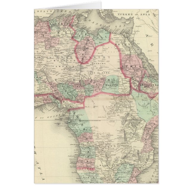 Afrika 47 hälsningskort (Framsidan)