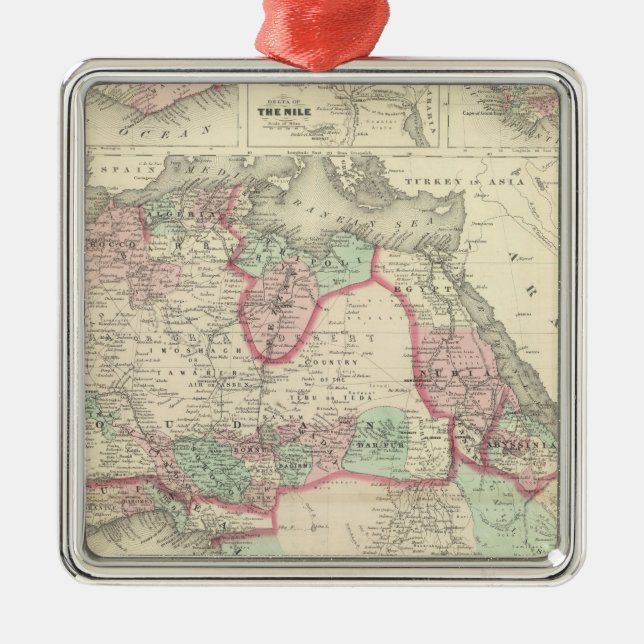 Afrika 47 julgransprydnad metall (Framsidan)