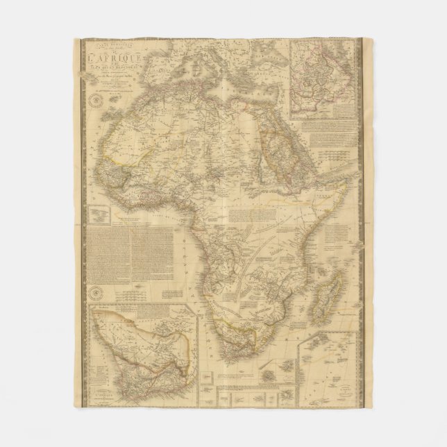 Afrika 5 fleecefilt (Framsidan)