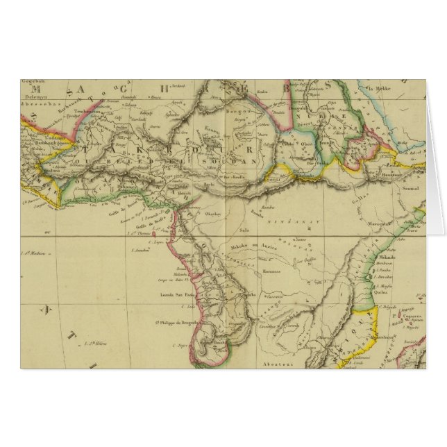 AFRIKA 6 HÄLSNINGSKORT (Framsidan Horizontal)