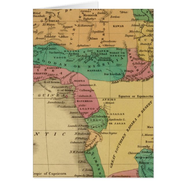 AFRIKA 8 HÄLSNINGSKORT (Framsidan)