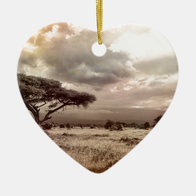 afrika-944-vild-natur julgransprydnad keramik (Framsidan)