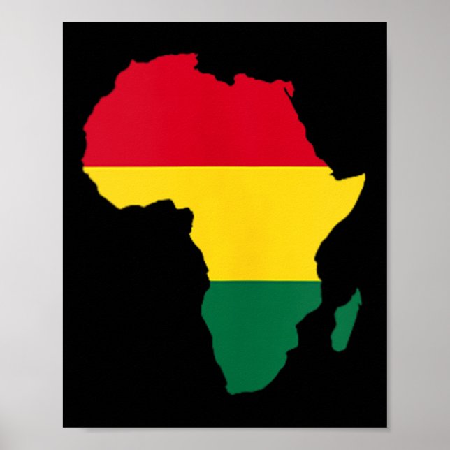 Afrika African American Black History Month Junete Poster (Framsidan)