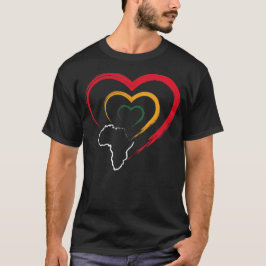 Afrika Alla hjärtans folkgrupp T Shirt