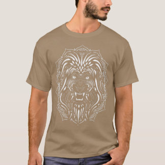 Afrika Älskare Zoo Animal Mandala Lejon T Shirt