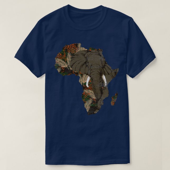 Afrika Animal Lover Savanna Safari T Shirt (Design framsida)