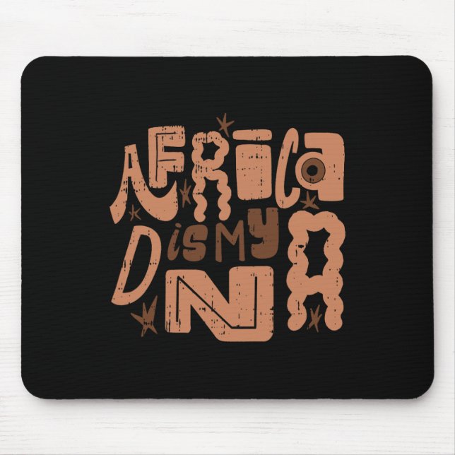 Afrika är min svarta historia månad Manar Kvinnor  Musmatta (Framsidan)