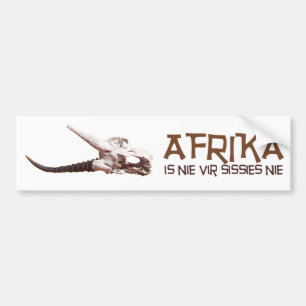 Afrika är sissies för nie vir: bildekal
