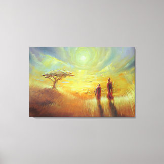 Afrika - Artist: Smet K. Gusani Canvastryck