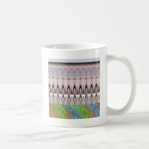 Afrika Asien, traditionell mönster Kaffemugg