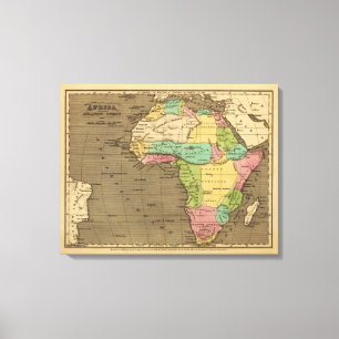 Afrika Atlanten Canvastryck