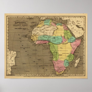 Afrika Atlanten Poster