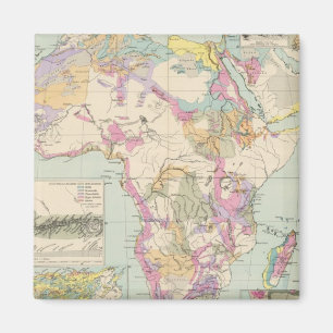 Afrika - Atlas Karta av Afrika Magnet