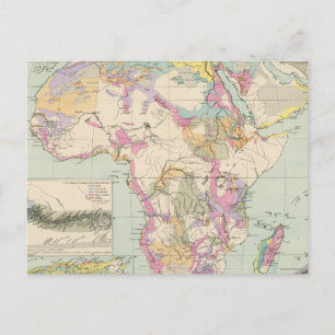 Afrika - Atlas Karta i Afrika Vykort