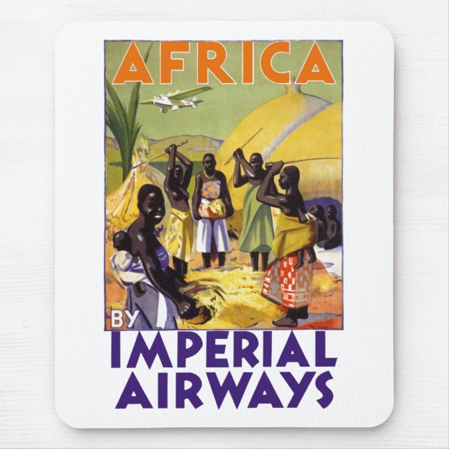 Afrika av Imperial Airways Musmatta (Framsidan)