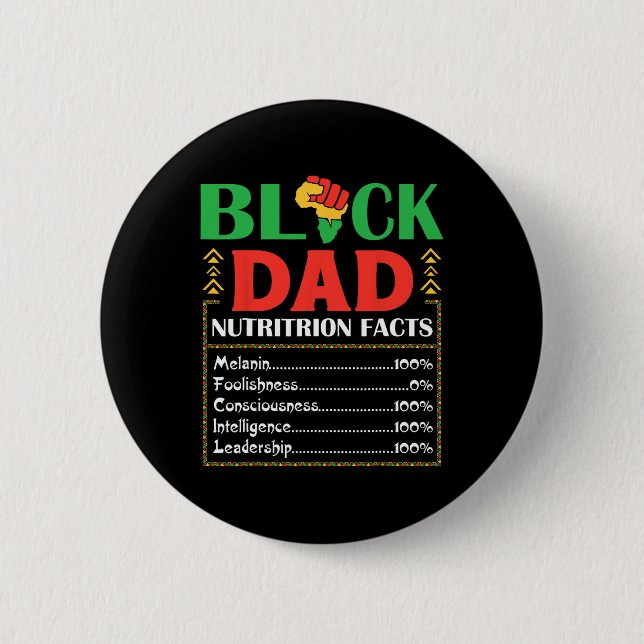 Afrika Black Pappa Nutrition Facts Melanin Conscio Knapp (Framsida)