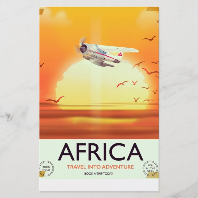 Afrika Brevpapper (Framsida)
