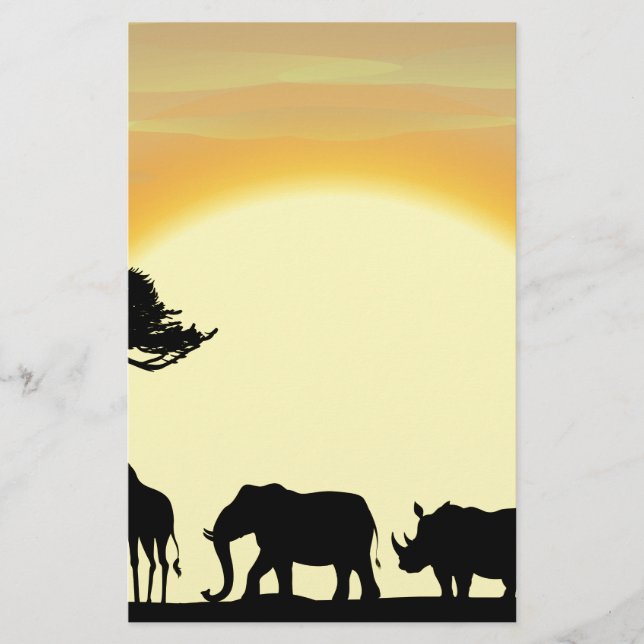 Afrika Brevpapper (Framsida)