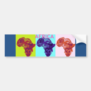 Afrika Bumper-etikettmall Bumper-etikett Bildekal