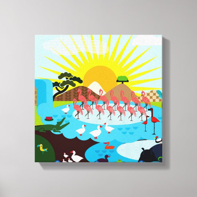 Afrika Canvastryck (Framsida)