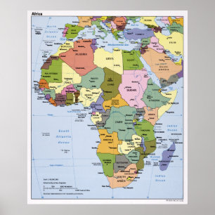 AFRIKA CIA KARTA 1993 POSTER